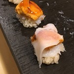 旬美にしかわ - 雲丹とイカ