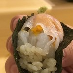 旬美にしかわ - 海苔で巻きます