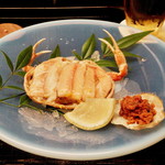 菊乃井 - ・酢肴　香箱蟹　柑橘