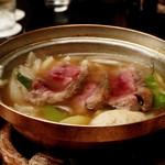 菊乃井 - ・鍋物　鴨鍋　九条葱　鴨丸　粉山椒