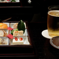 菊乃井 本店 - 八寸と始めの一献（菊酒）