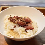 日本料理 きた川 - ☆蛍烏賊の炊込みご飯