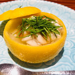 銀座 しのはら - 柚子窯（白子）