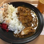 フードコート柿里　 - 牛すじカツカレー（￥800）