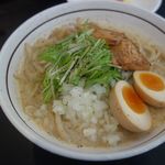 濃厚担々麺はなび - クリーミー胡麻まぜそば+チーズ玉子