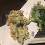 ころも - タコ磯辺としそ