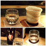 大どころ - ◆「芋焼酎」と「日本酒（田酒」。 この「田酒」は限定品で、今年の干支「戌年バージョン」4合瓶のみだそうですよ。高そう。(^^;)