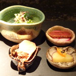 大どころ - 前菜盛り合わせ。