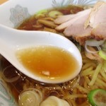 亀福食堂 - 2018年2月　スープは牛骨