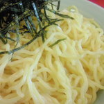 ニューラーメンショップ宝田 - ネギつけ麺の麺