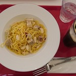 アルトマーレ - やわらか豚バラ肉と白いんげんのペペロンチーノ&アイスコーヒー