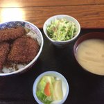 大村 - おそば屋さんのソースカツ丼800円