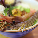 黒潮ダイニング - 伊勢海老・あわび姿造り! 金の究極海鮮丼☆