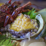 黒潮ダイニング - 伊勢海老・あわび姿造り! 金の究極海鮮丼☆