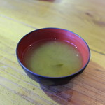 黒潮ダイニング - あおさのり入り本日のお味噌汁☆