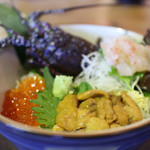 黒潮ダイニング - 伊勢海老生うにいくら丼☆