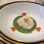 トゥ・ラ・ジョア - 麺のように見えるのが抹茶です