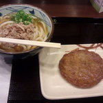 丸亀製麺 - 豚しゃぶ冷かけとじゃこ天