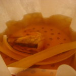 北新地 ふじ田 - 紙鍋で「鱧鍋」です。