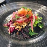 オステリア ヴィヴァーチェ コン エ デパドヴァ - 鮪のインサラータ