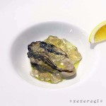 オステリア ヴィヴァーチェ コン エ デパドヴァ - 坂越 (さこし) の牡蠣の冷製