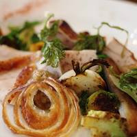 ベジタブルチキン  那須野菜を色々添えて