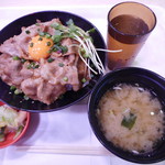 新潟農家直送米 黄金めし - 秘伝ダレの豚野郎丼定食￥994-