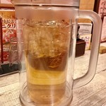 太陽のトマト麺 - ジャスミン緑茶が飲めるのイイですね^_^