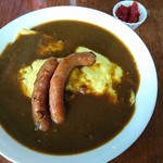 スモークハウス - ソーセージオムカレー 900円