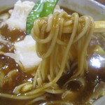 蕎麦はアツアツ