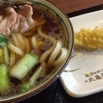 丸亀製麺 - 鴨ネギうどん、イカ天