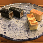 小判寿司 - 干瓢巻と二種の玉焼き