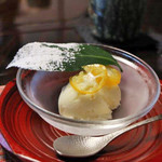 比良山荘 - 金柑のシャーベット