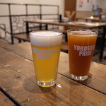 横須賀ビール - ハッセミツムギウイートとドブイタハッピー