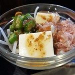 めしや食堂 - 和風豆腐サラダ