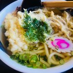 鳴門うどん - ゴボ天とエビ天が乗ってるうどん…名前忘れた