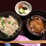 遊季膳さくら - ３の膳  釜飯 “ 豆じゃこ御飯 ” (♡ >ω< ♡)