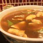 味奈登庵 - #食べログ的に撮るとこうなる。
      カレー南蛮そばの宜しさは、あえて申すまでもなかろう。