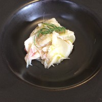 セミーナ - 名前忘れました。ユリ根と蟹を和えてます。