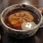 蕎茶亭まるやま - ひりょうずの温かけそば