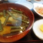 Ibushitei Ajimidokoro - 山菜の味噌汁