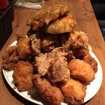 揚鶏屋　伊予 - ざんぎ盛り合わせ