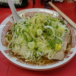 味一品 - こってりﾗｰﾒﾝ 750円 ｶｱちゃん&Jr.からねぎの提供が