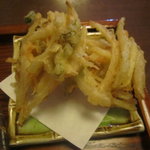 ふくや - かき揚げ（￥１００）