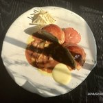 ラ・ボンヌターブル - メインを真上から撮影。