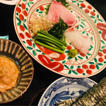 はらまさ - お造り、あん肝ソース