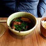 板蕎麦 香り家 - 鴨汁　炊き込みご飯