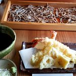 板蕎麦 香り家 - 天ぷら蕎麦切り