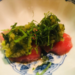 はらまさ - 大間の鮪、おろし添え