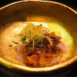 はらまさ - 天然とらふぐ、雲丹、ジュレ掛け